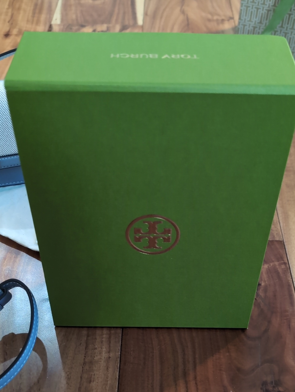 Tory Burch Cloud Blue Eleanor Crossbody + Dust Bag + Gift Box ❤️ - Picture 6 of 14